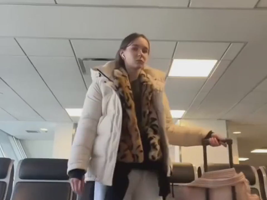 Wearing coats on the plane